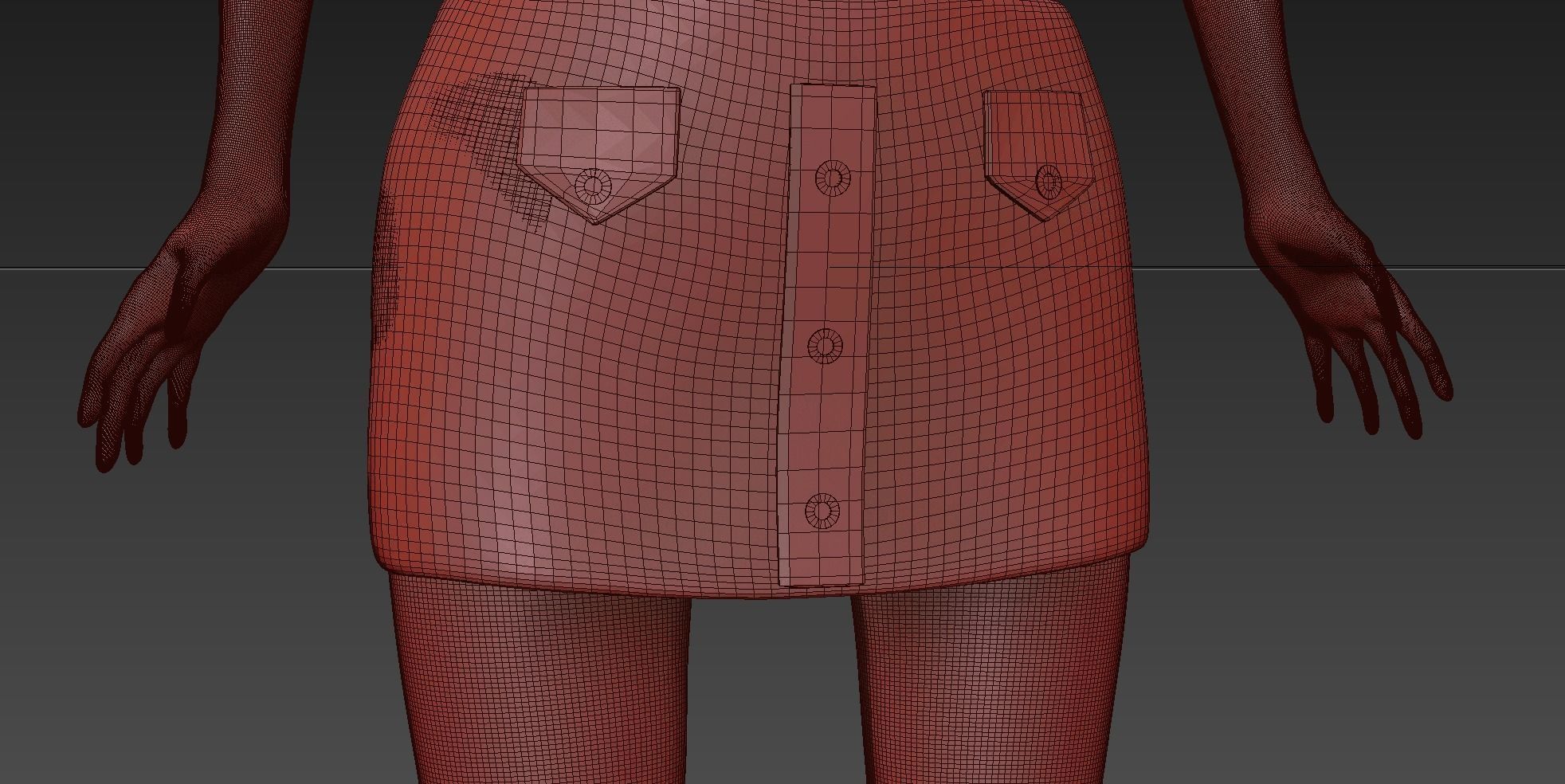 Barbie doll 3D model_10