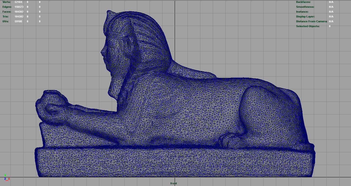 The Alabaster Sphinx 3D model_7