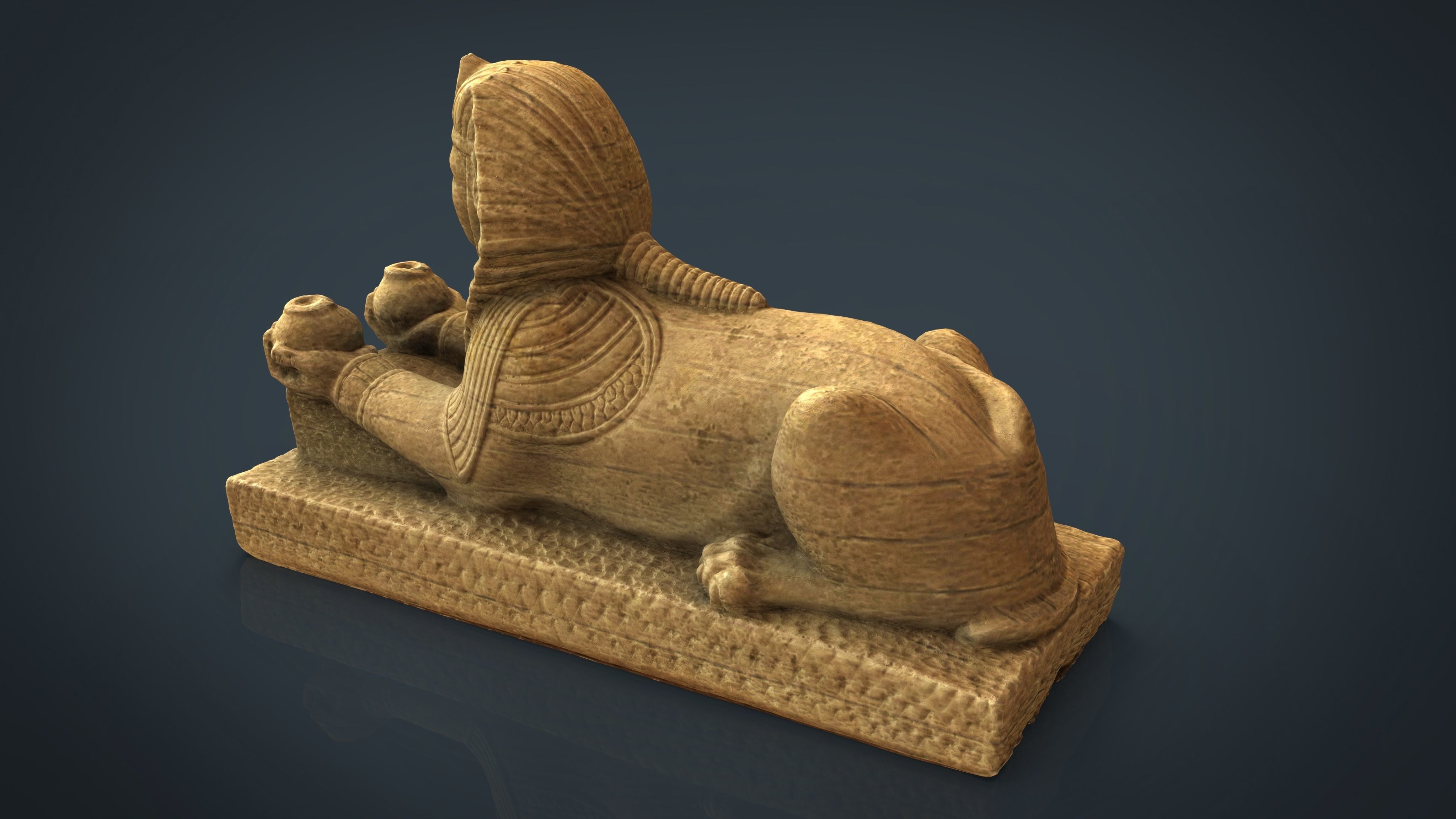 The Alabaster Sphinx 3D model_12