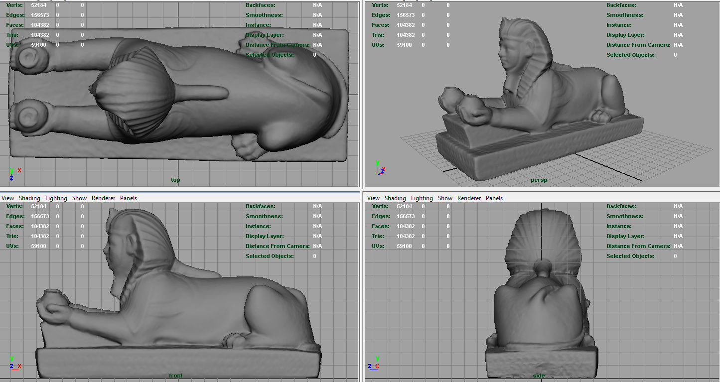 The Alabaster Sphinx 3D model_6