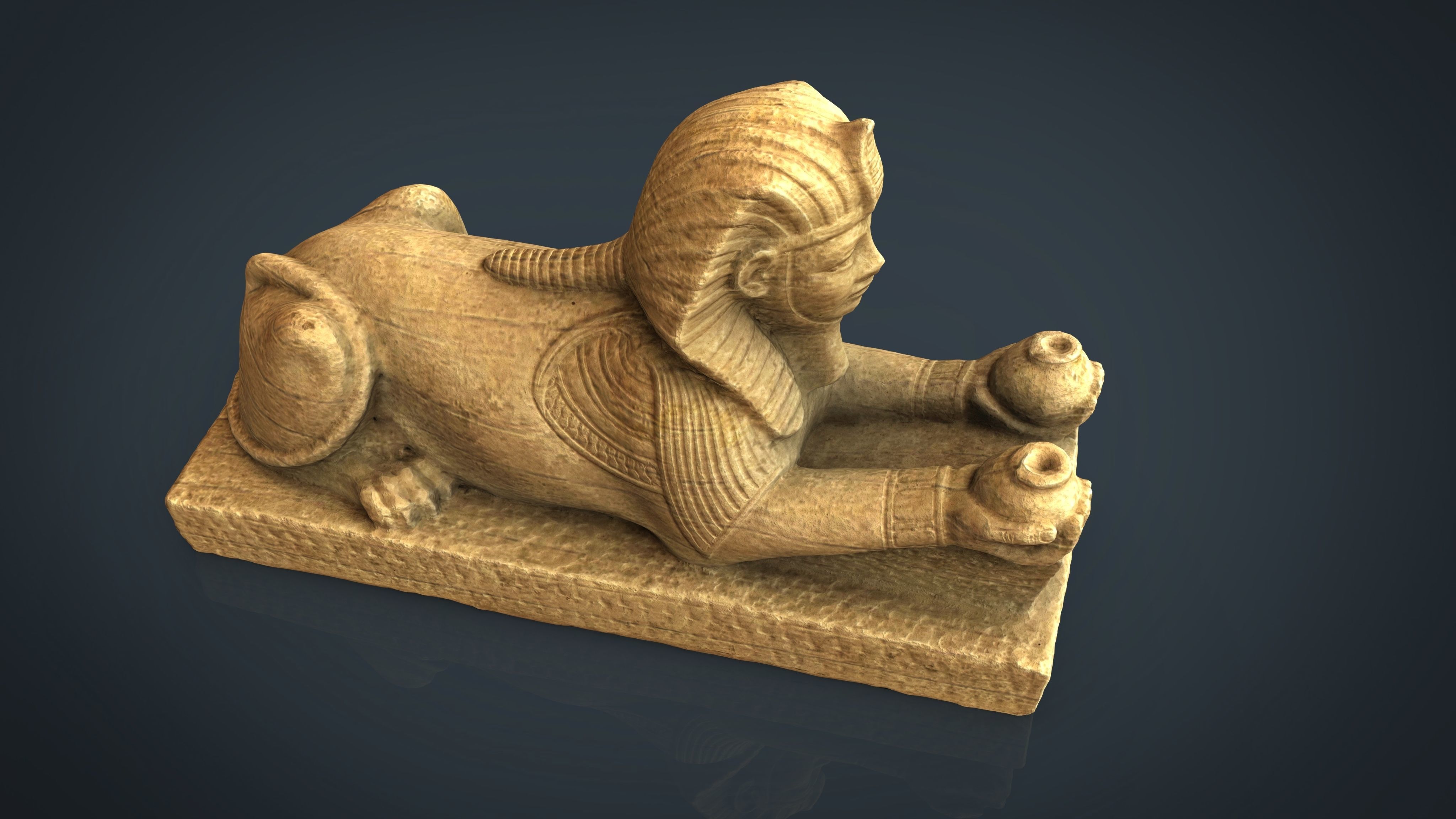 The Alabaster Sphinx 3D model_14