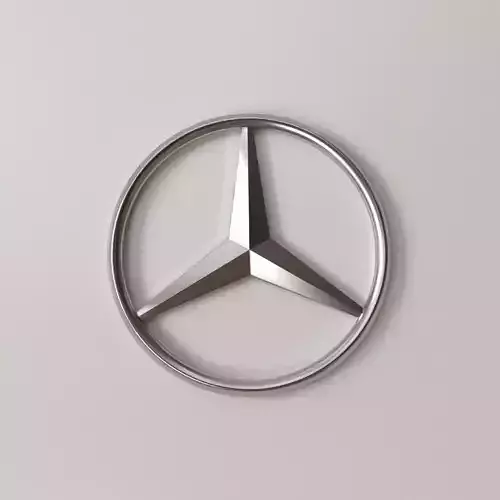 Mercedes Benz Logo 3D model