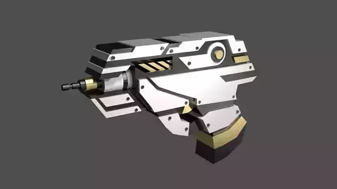 Scifi Gun GR01 3D Model