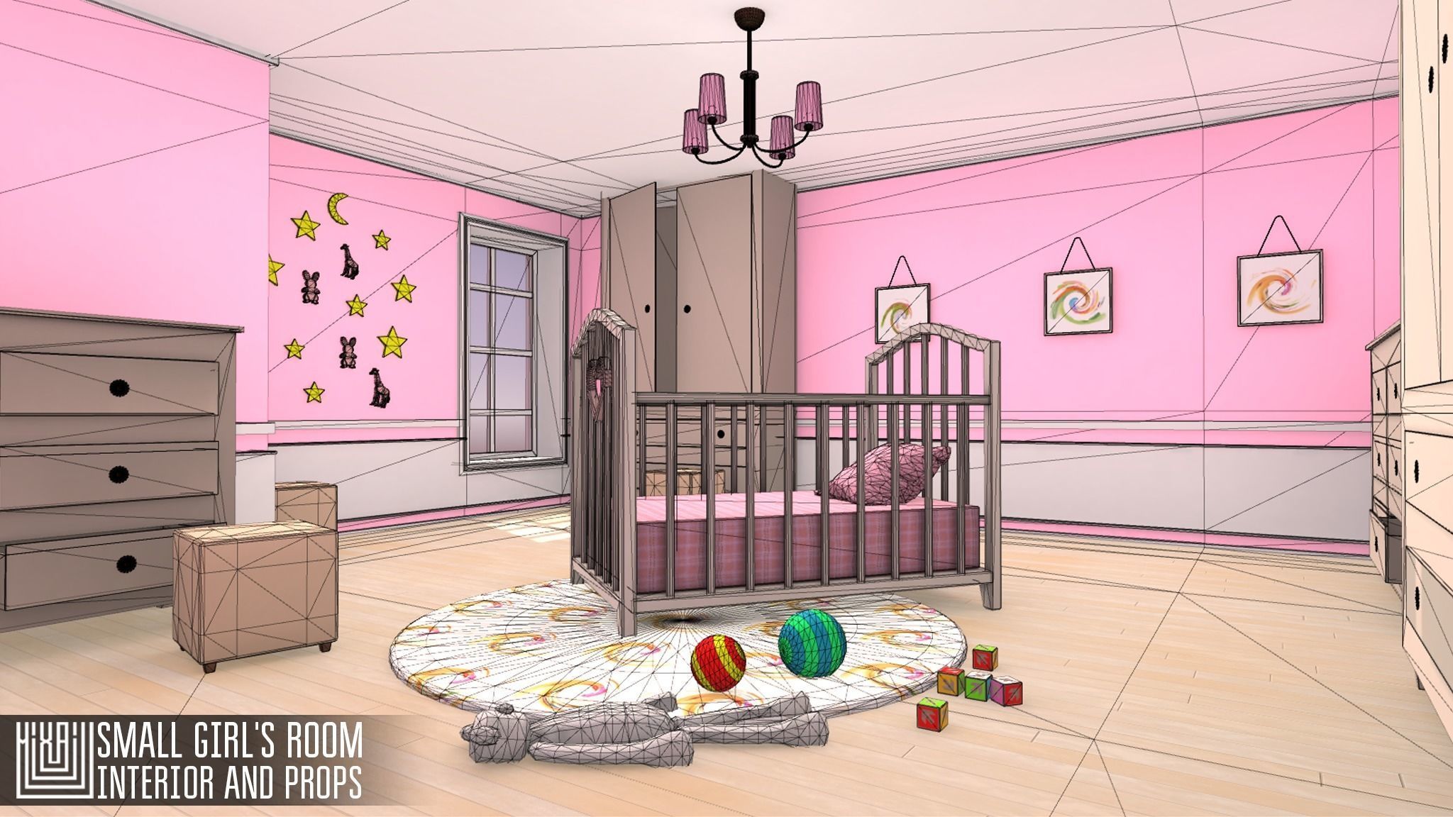 LOW POLY WORLD - LABORATORY 3D model_20