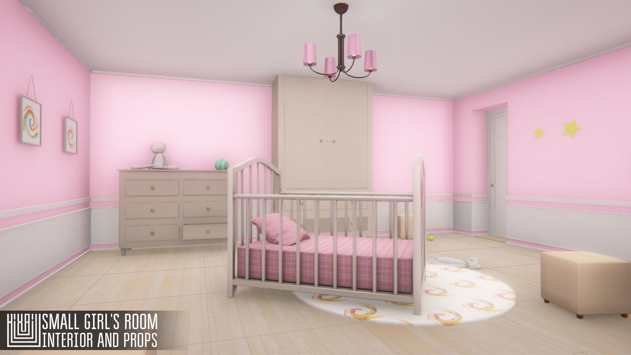 LOW POLY WORLD - LABORATORY 3D model_13