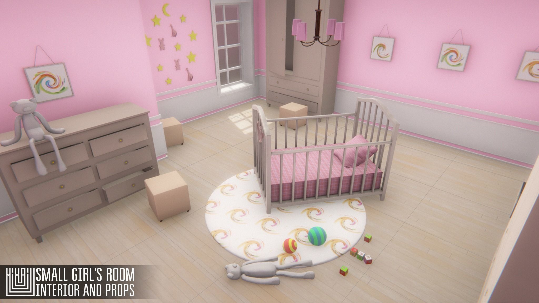 LOW POLY WORLD - LABORATORY 3D model_11