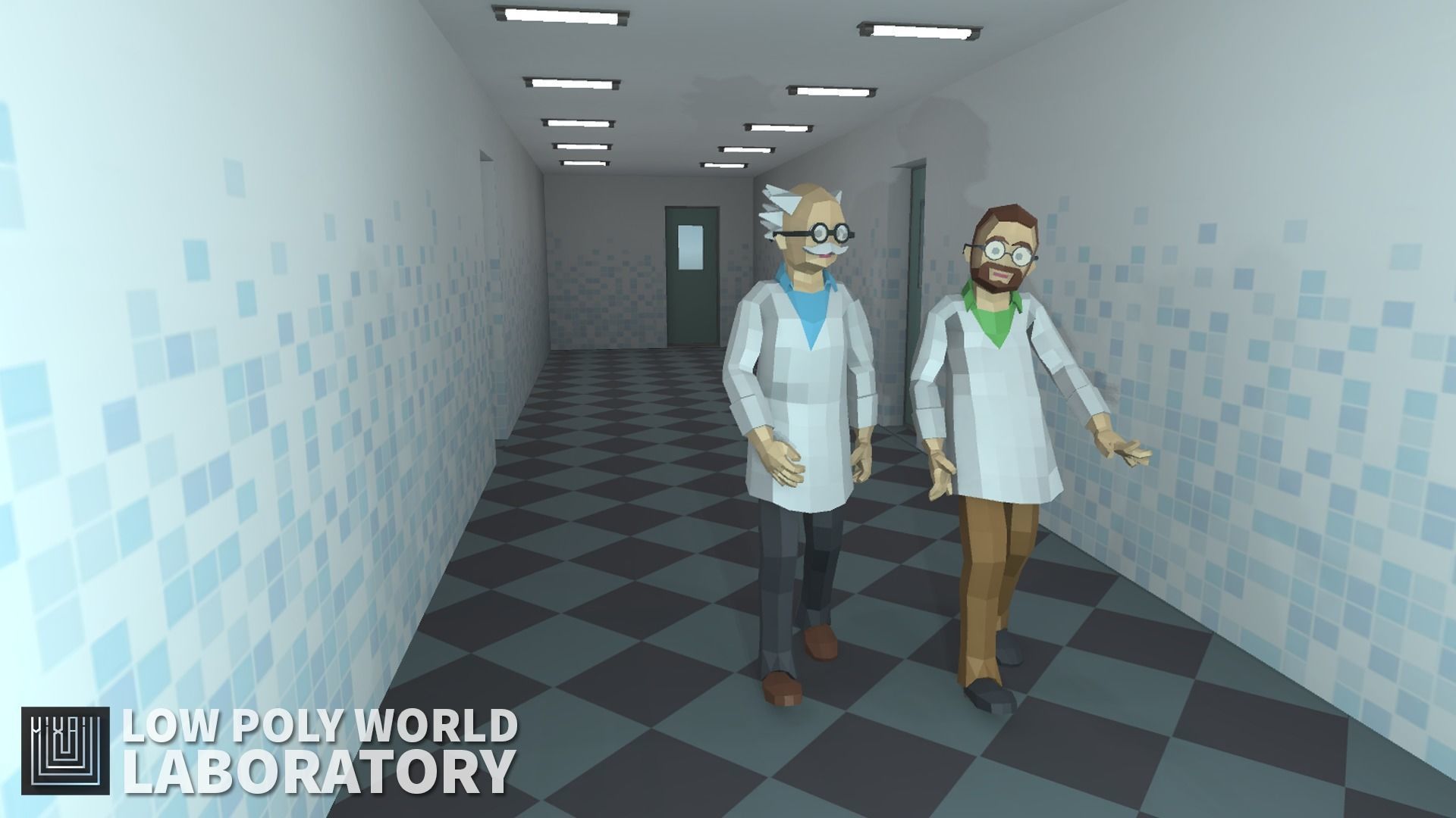 LOW POLY WORLD - LABORATORY 3D model_1