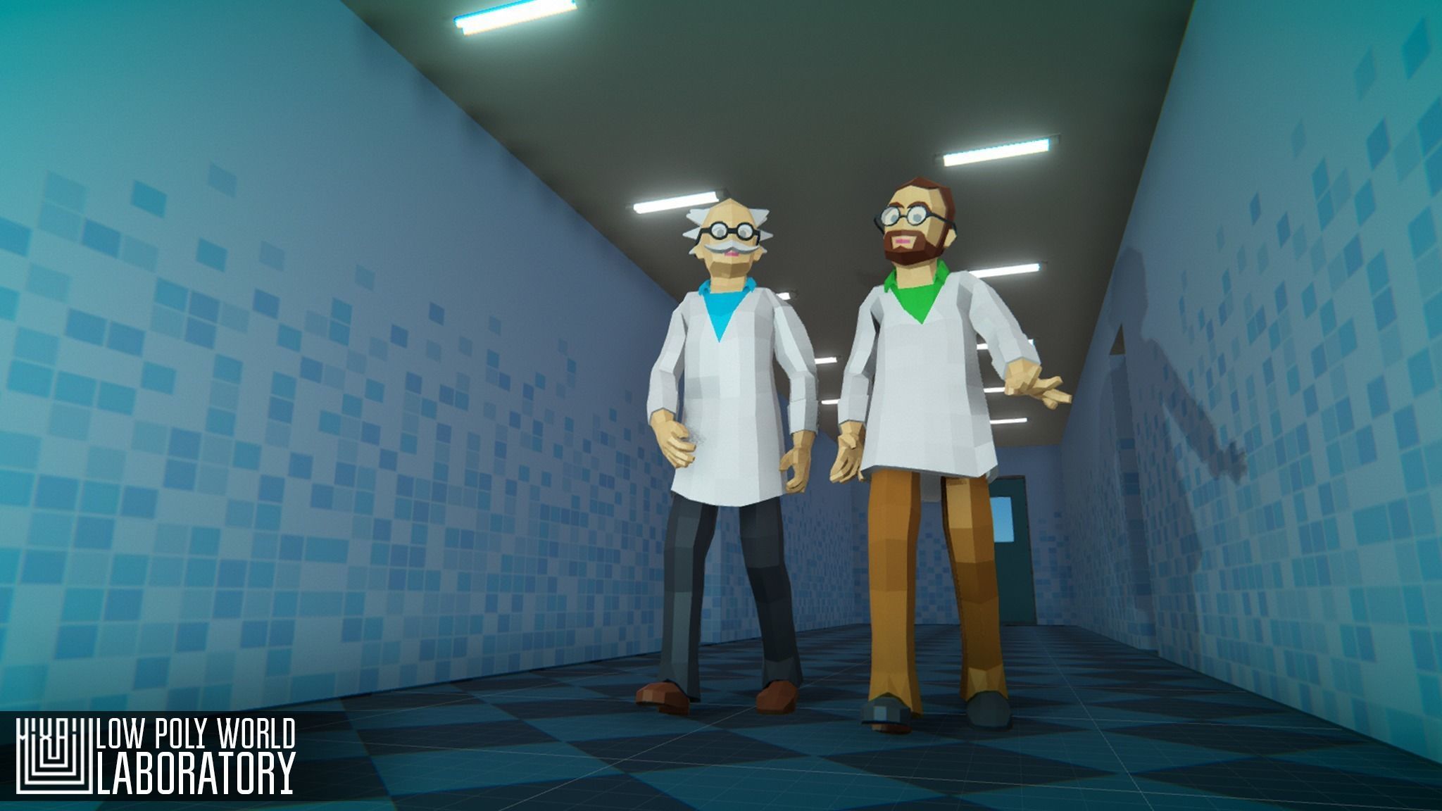 LOW POLY WORLD - LABORATORY 3D model_12