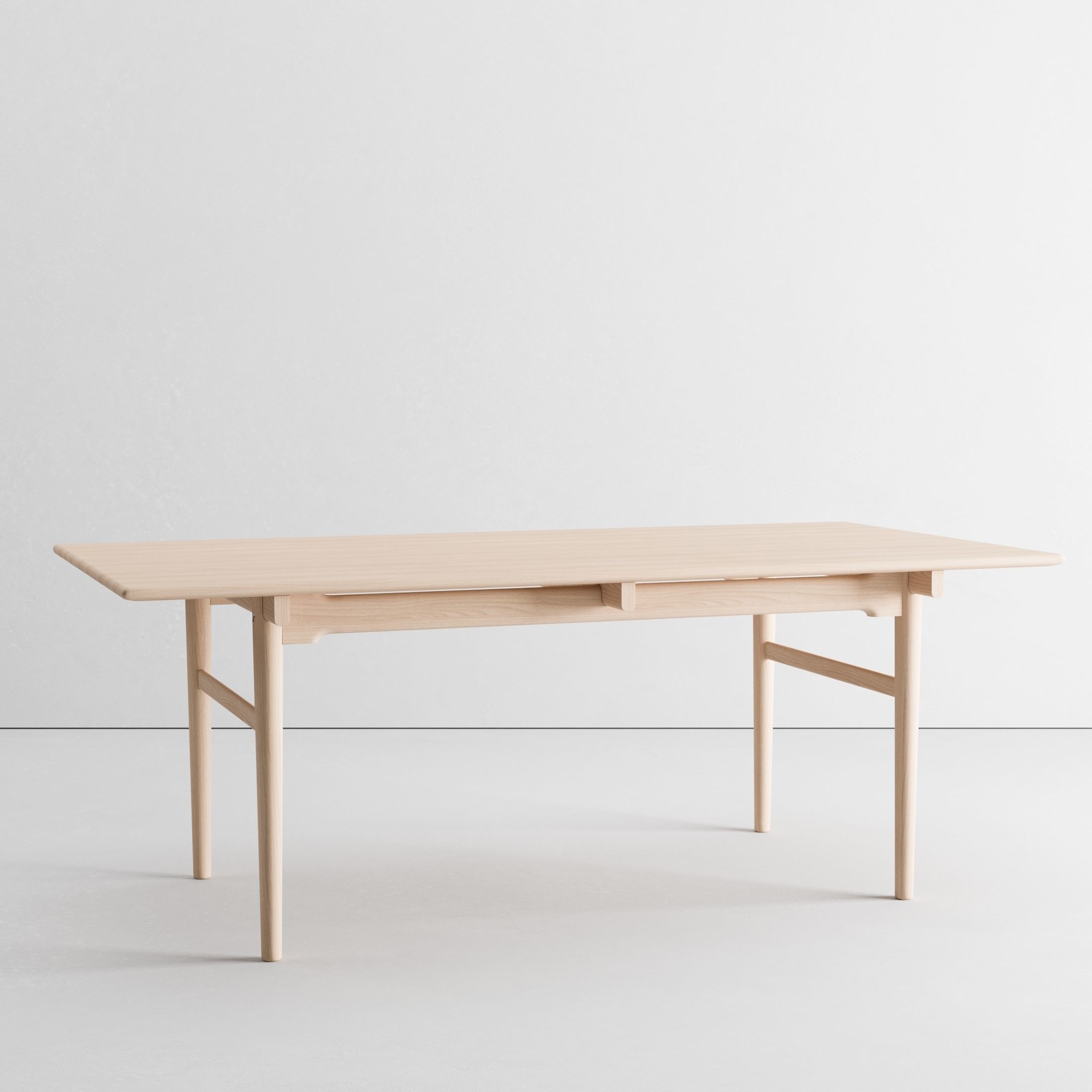 Carl Hansen Dining Set and Waldorf Triple Light 3D model_1