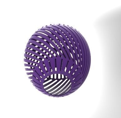 Lampshade plastic egg 3D print model_1