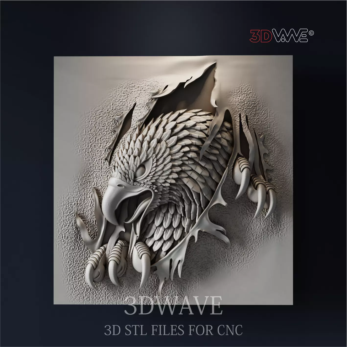 3d STL Model for CNC Router  Eagle 3D print model_0