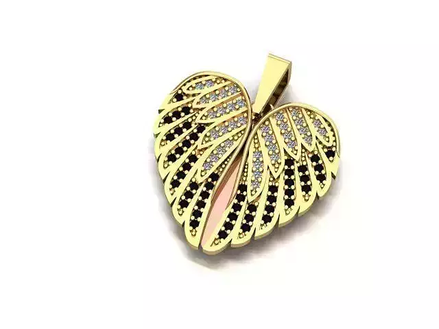 open close name necklace 3D print model