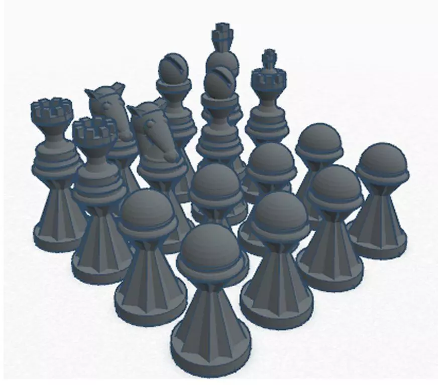 Trad Chess Free 3D print model