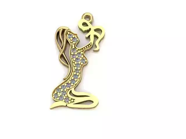 my dear mother and I necklace