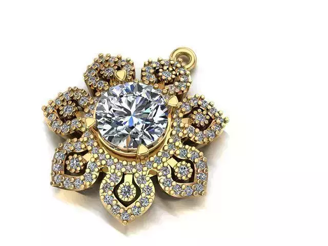 lotus flower necklace 