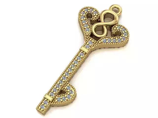 my heart s key pendant