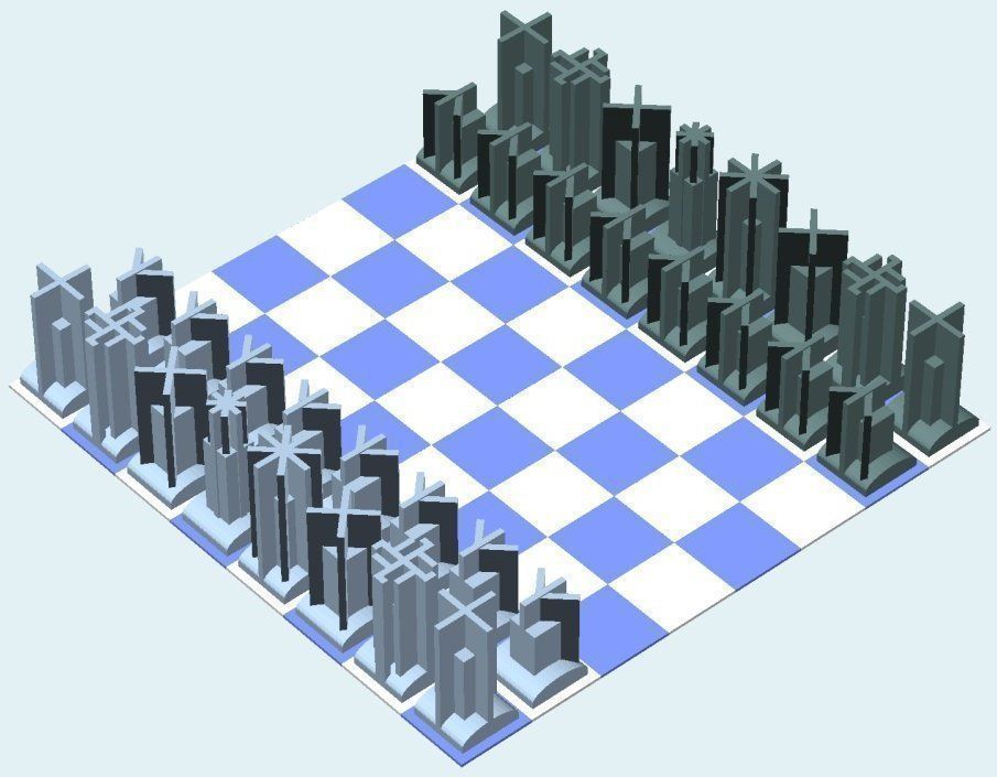 Heading Chess Free 3D print model_2