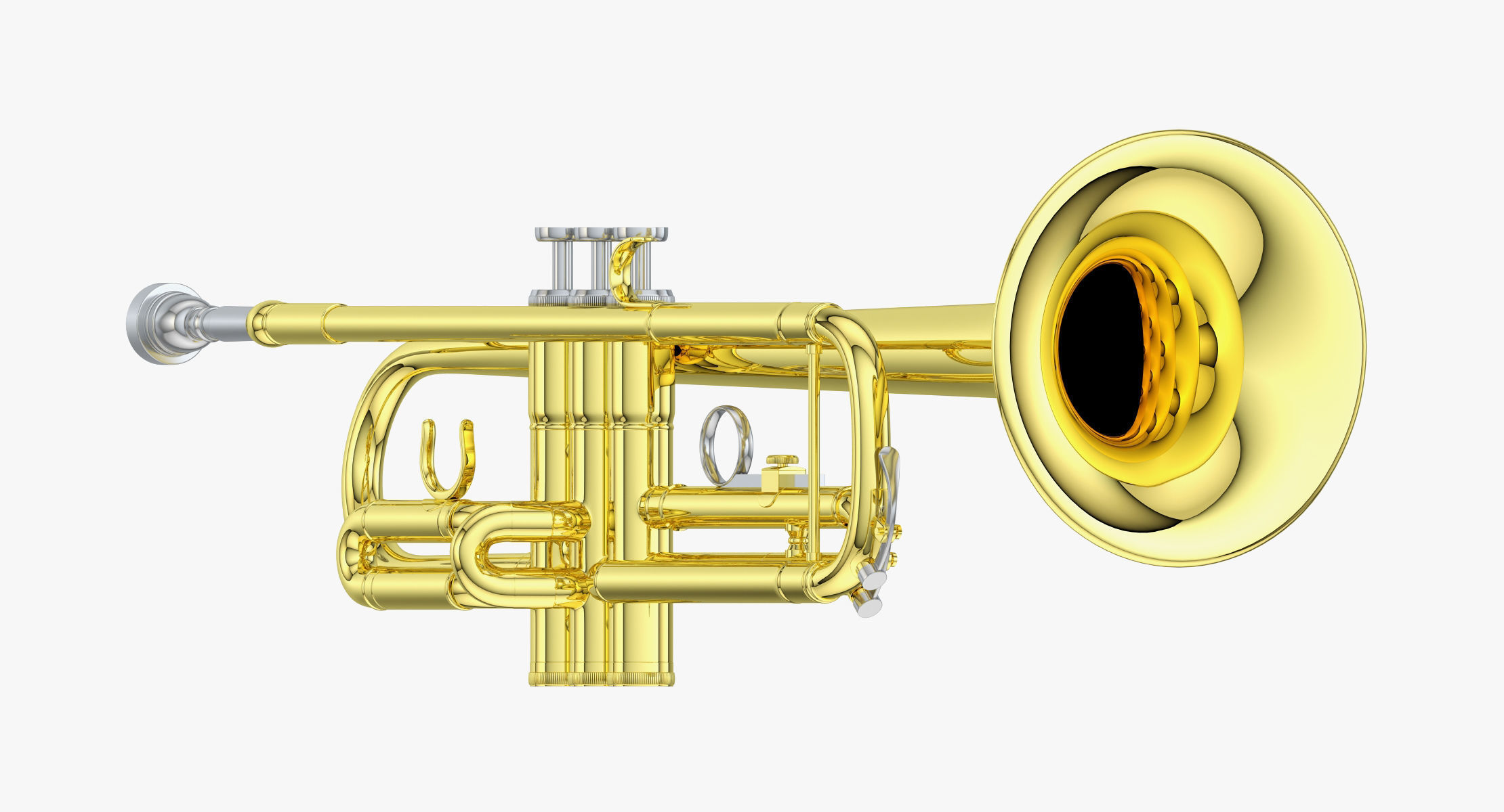 Trumpet 3D model_1