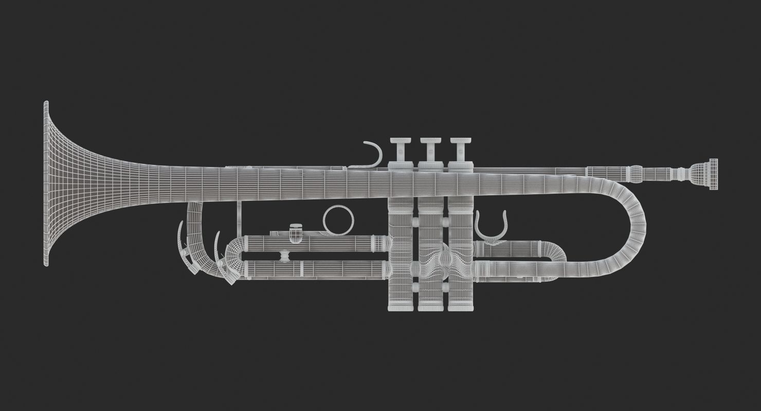 Trumpet 3D model_10