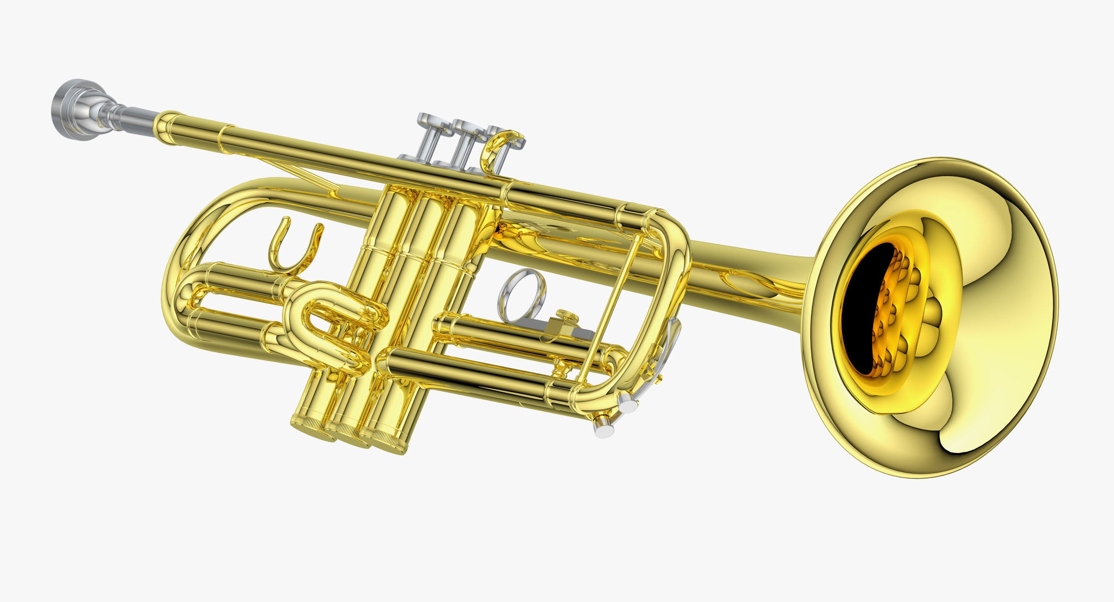 Trumpet 3D model_5