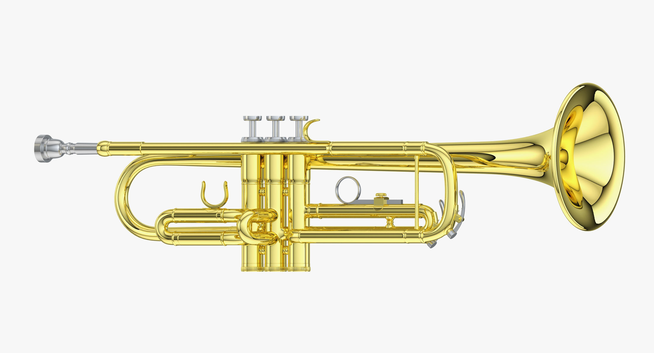 Trumpet 3D model_3