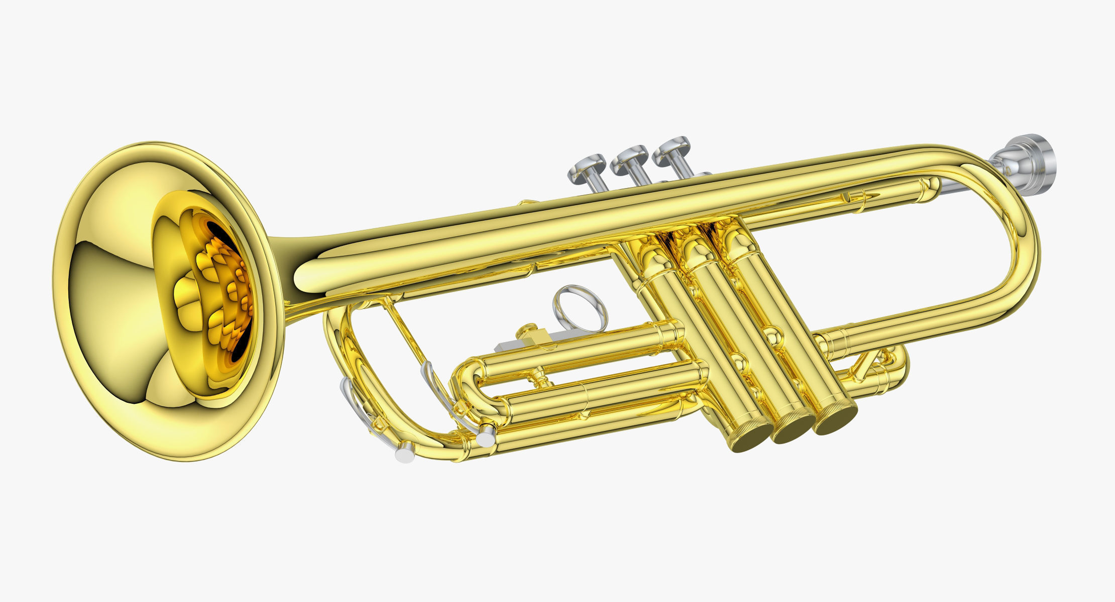 Trumpet 3D model_8