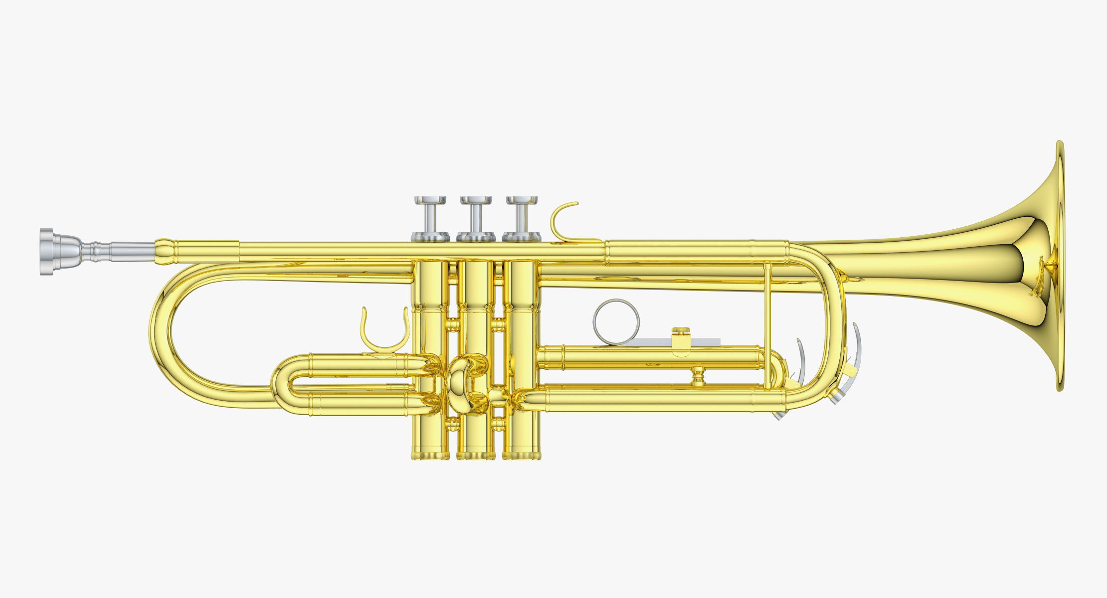 Trumpet 3D model_2
