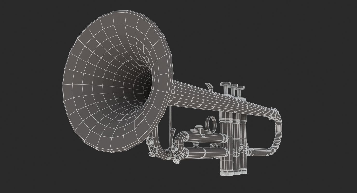 Trumpet 3D model_13