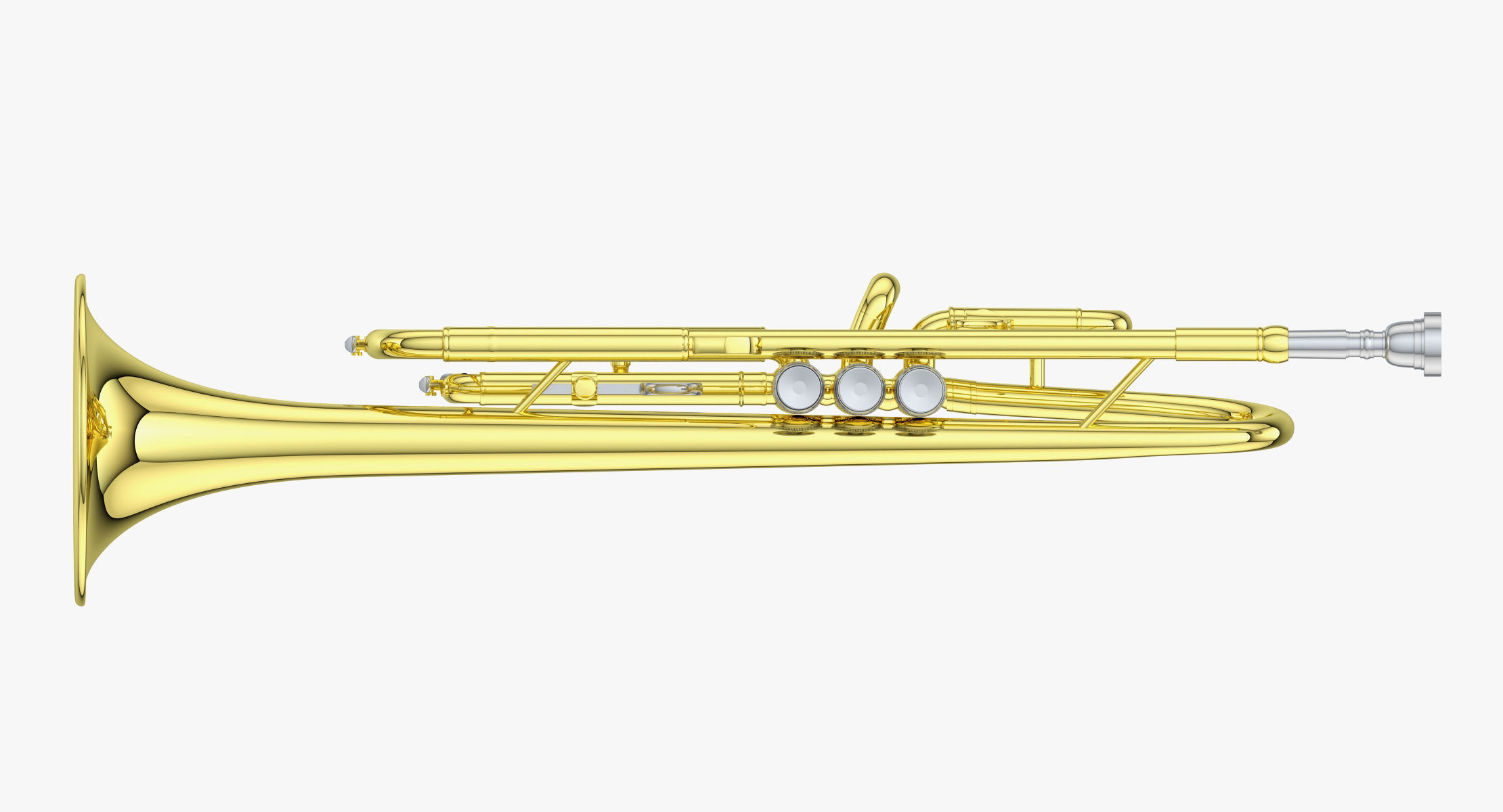 Trumpet 3D model_4