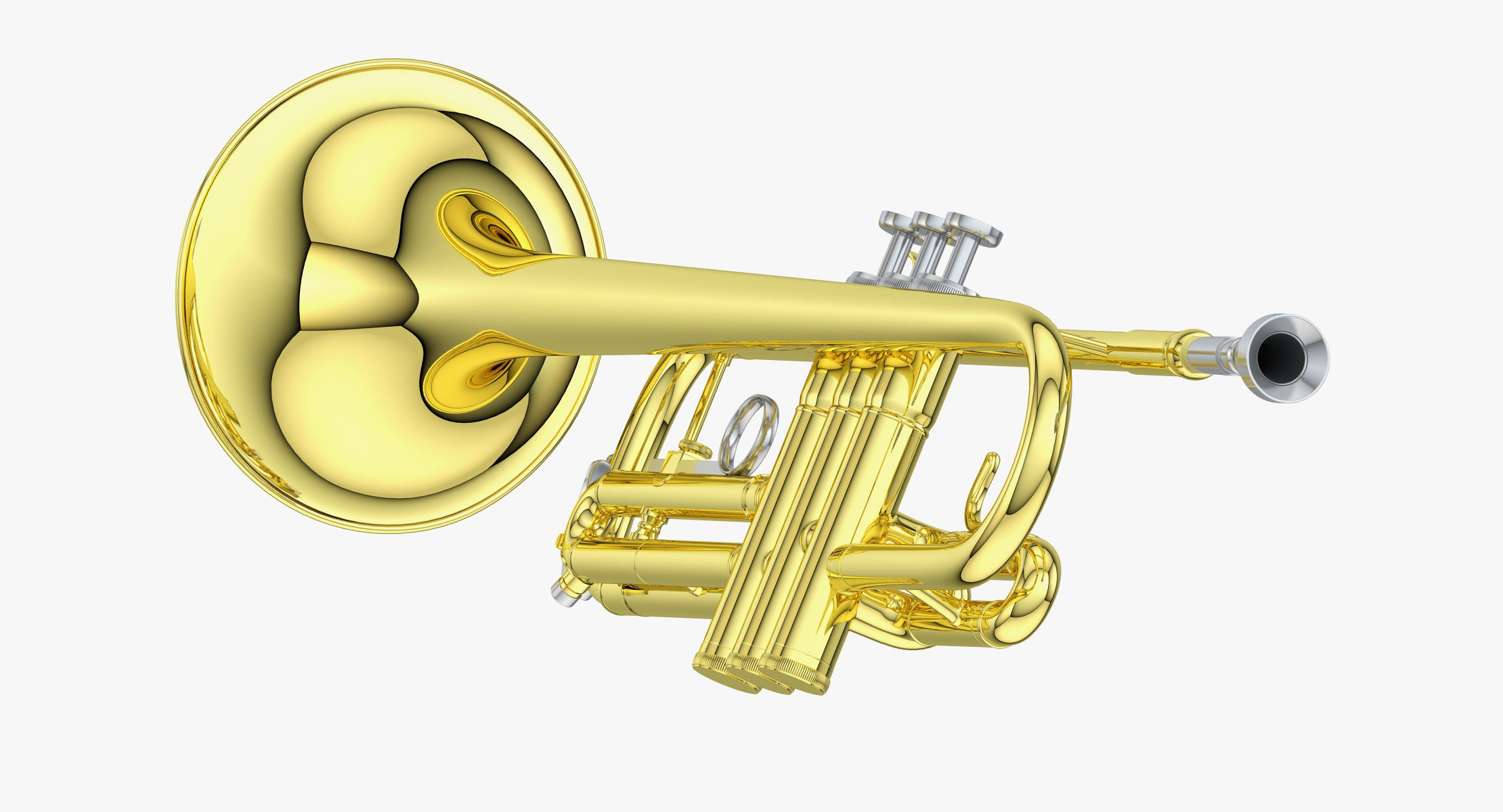 Trumpet 3D model_7