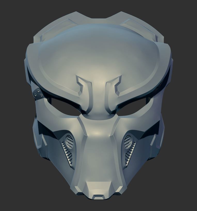 Predator Mask 3D print model 3D print model_4