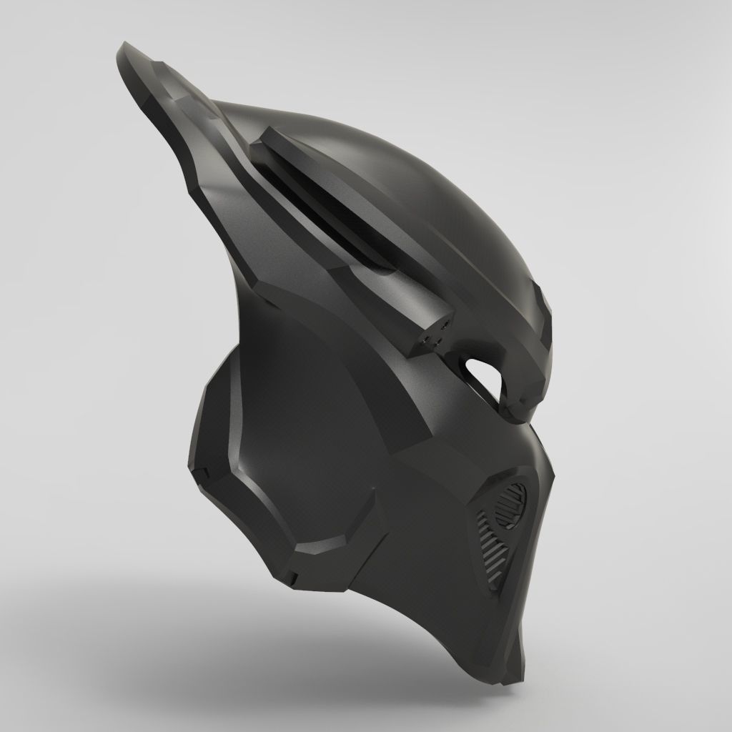 Predator Mask 3D print model 3D print model_11