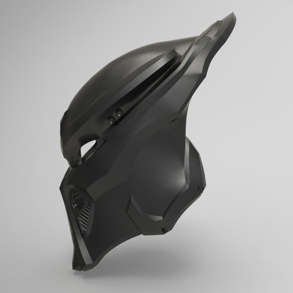 Predator Mask 3D print model 3D print model_13
