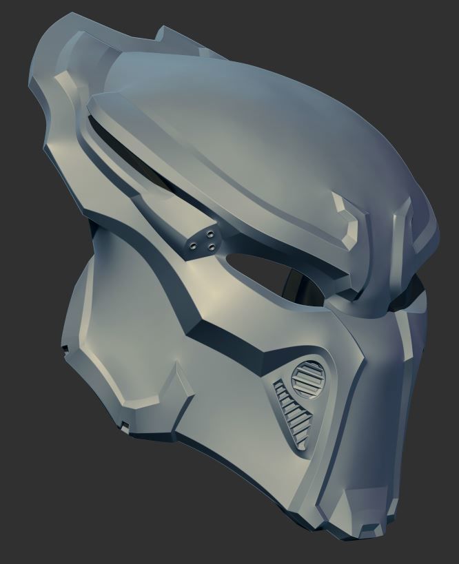 Predator Mask 3D print model 3D print model_2
