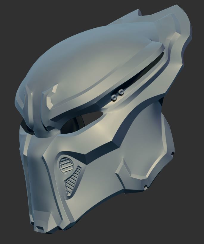 Predator Mask 3D print model 3D print model_5