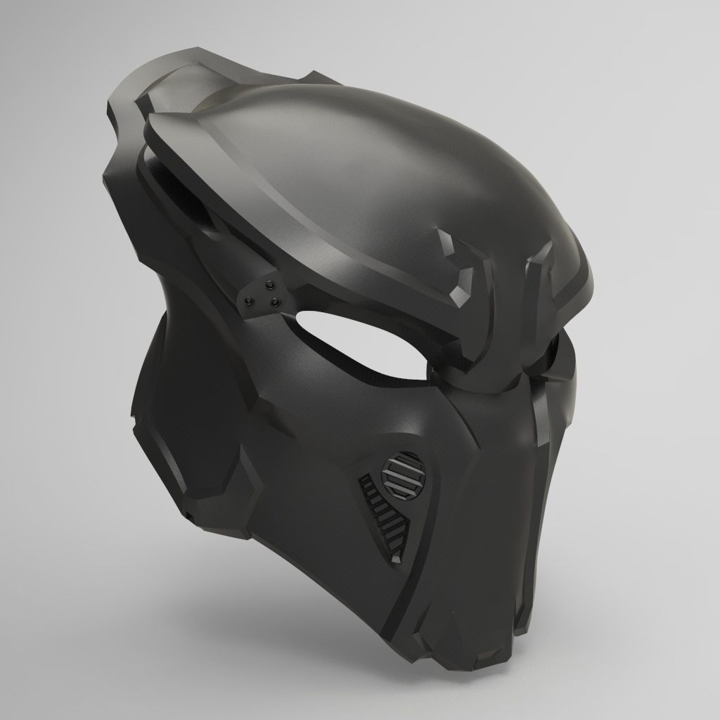 Predator Mask 3D print model 3D print model_9