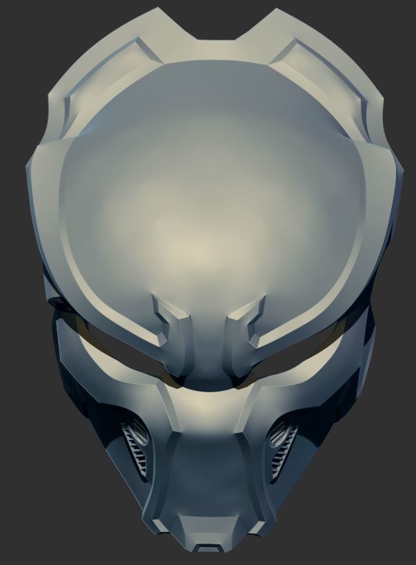 Predator Mask 3D print model 3D print model_1