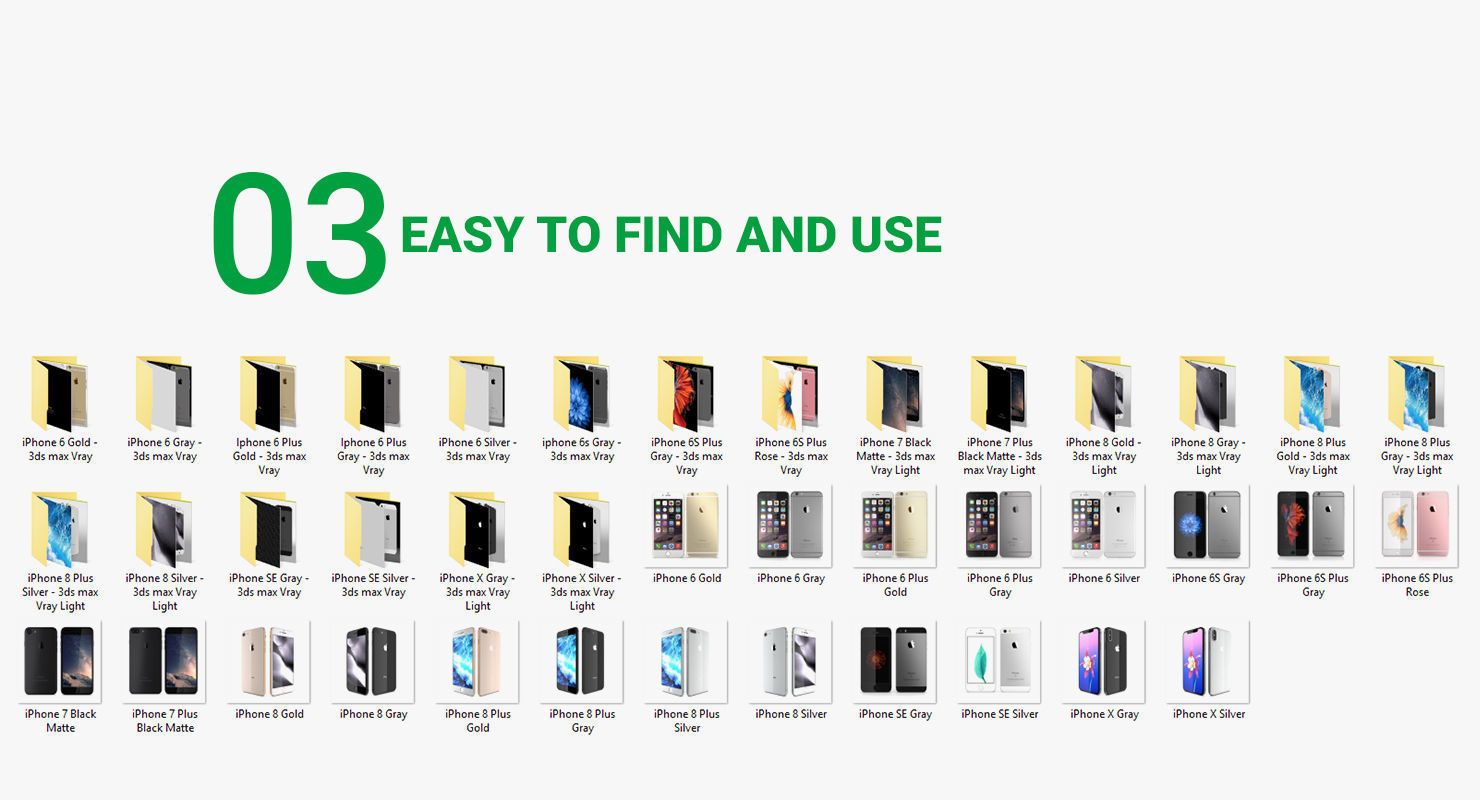 Apple Collection 46 Models 3D model_3