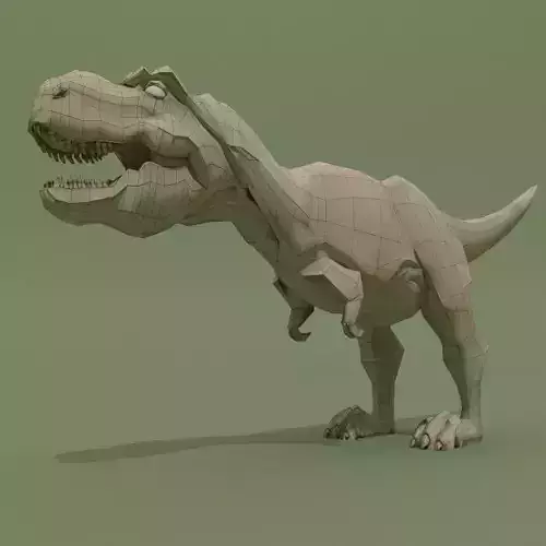 T-Rex Base Mesh Free 3D model