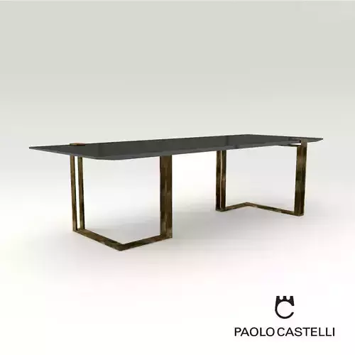 Black and Gold Table from Paolo Castelli