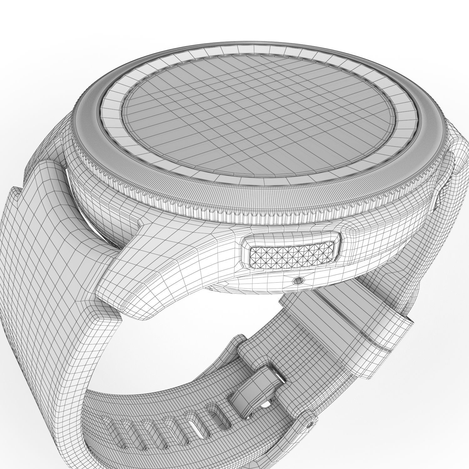Samsung Galaxy Watch Silver 3D model_17