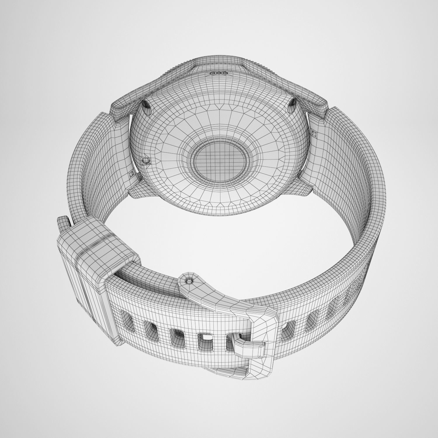 Samsung Galaxy Watch Silver 3D model_15