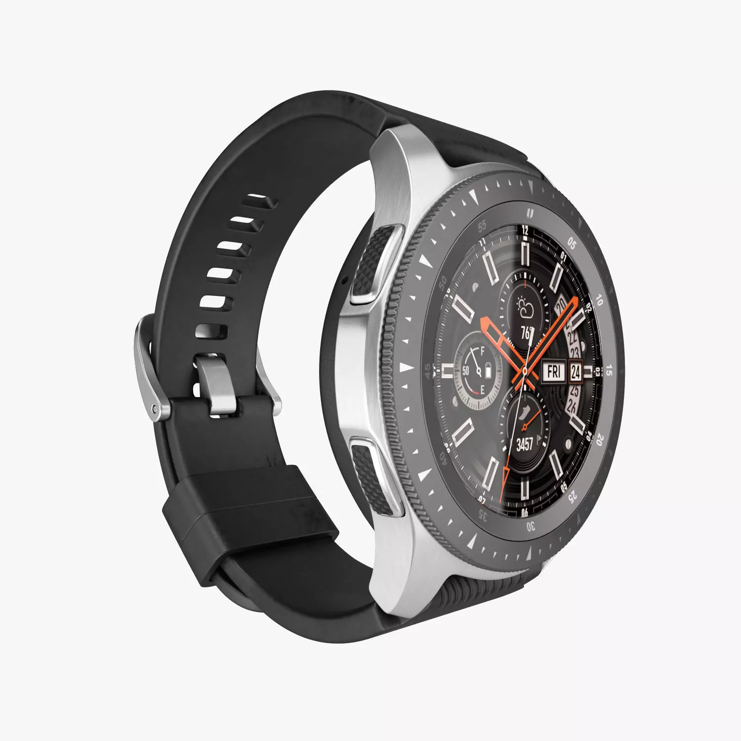 Samsung Galaxy Watch Silver 3D model_0