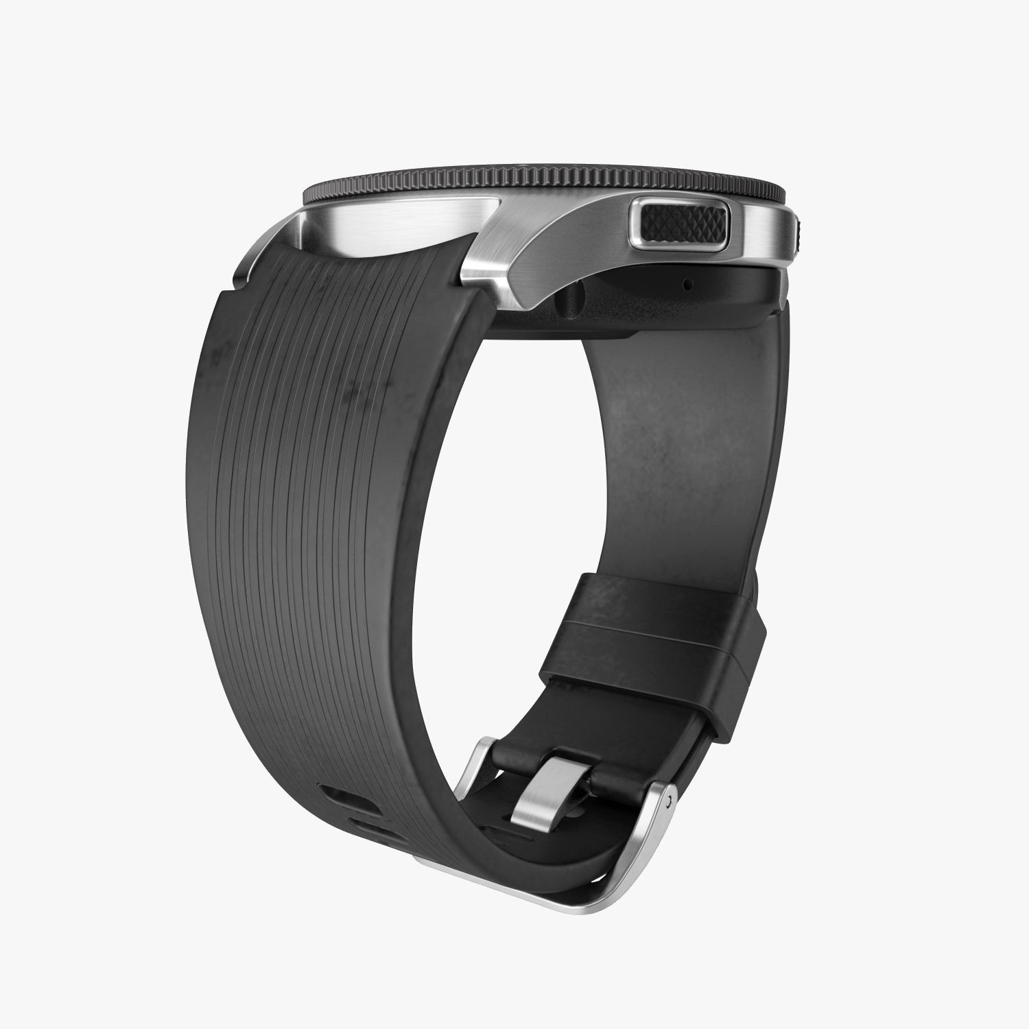 Samsung Galaxy Watch Silver 3D model_11