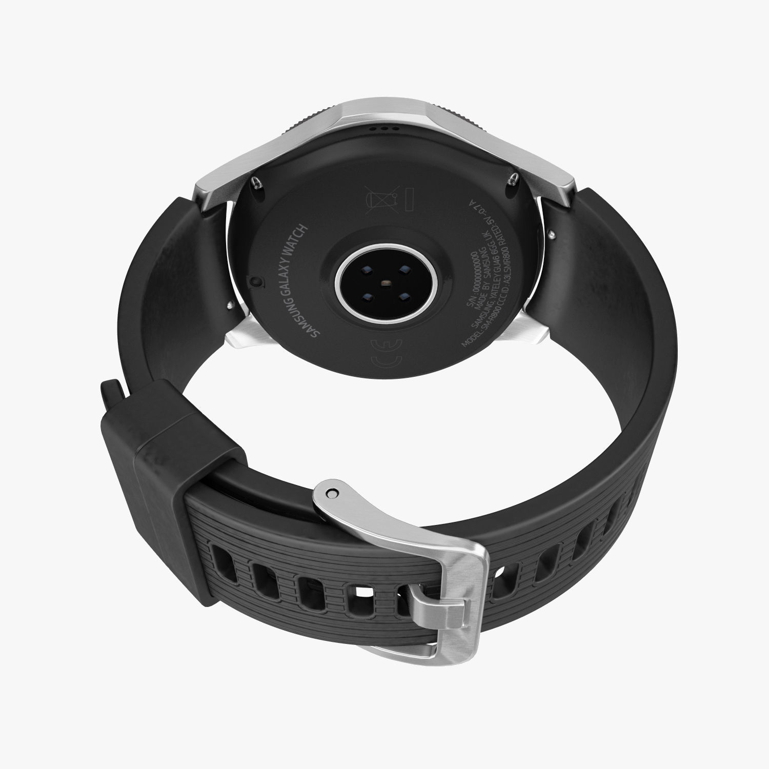 Samsung Galaxy Watch Silver 3D model_5