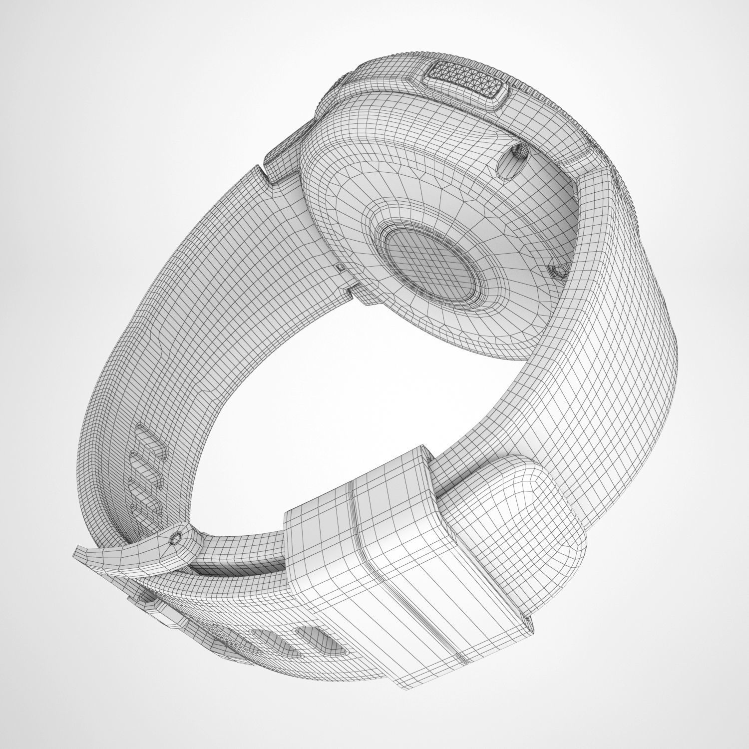 Samsung Galaxy Watch Silver 3D model_16