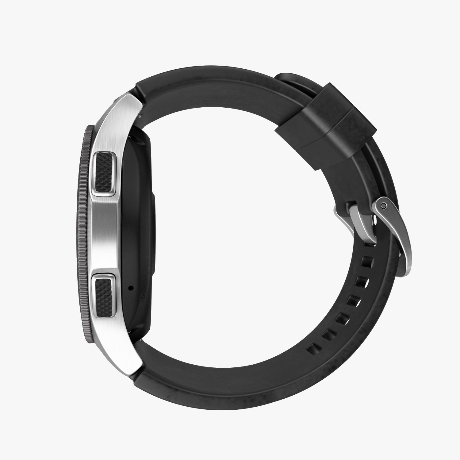 Samsung Galaxy Watch Silver 3D model_3