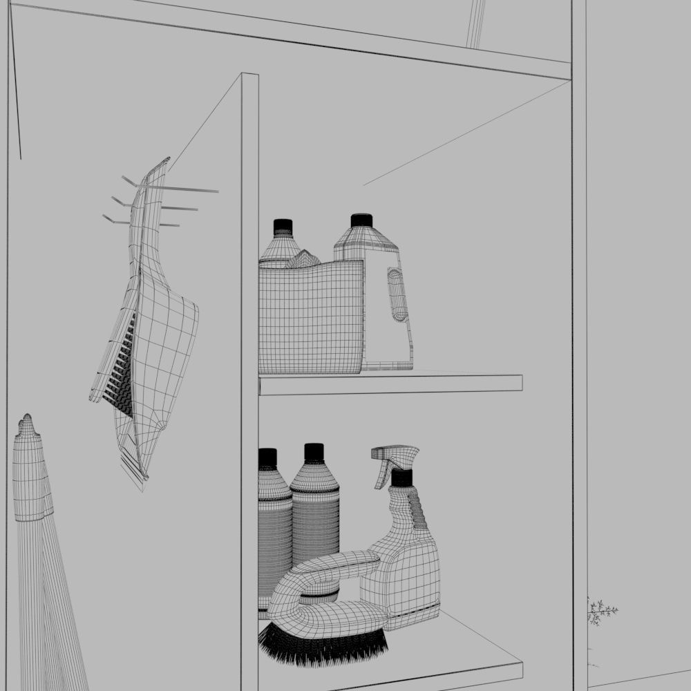 Loundry room 3D model_5