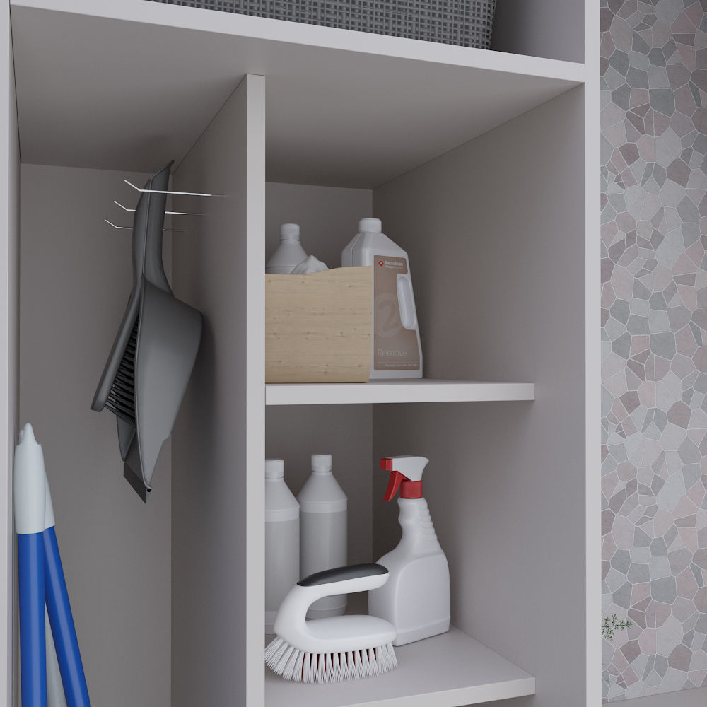 Loundry room 3D model_2