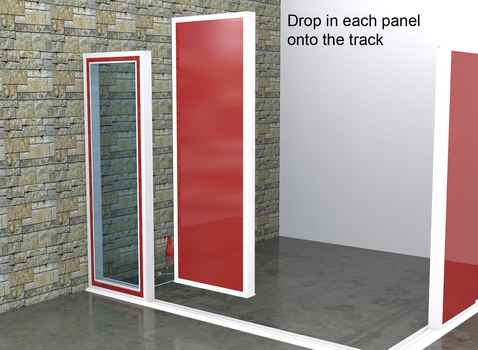 gcoffice grab bar booth Free 3D model_5